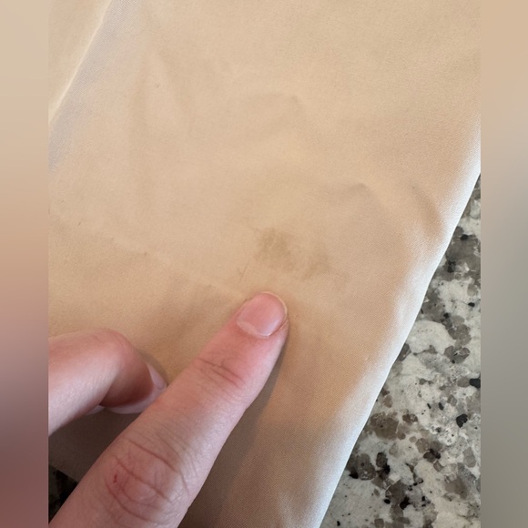 Yves Saint Laurent Ivory Silk Wide Leg Slacks Size 38 VTG (Fits ~26x27.5) - Picture 13 of 14